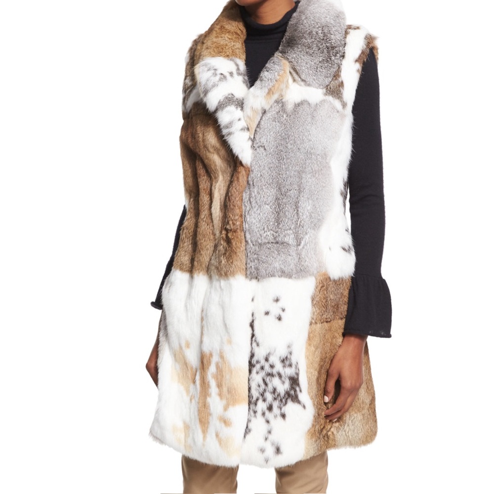 🆕Co™ Rabbit fur vest - Picture 8 of 12